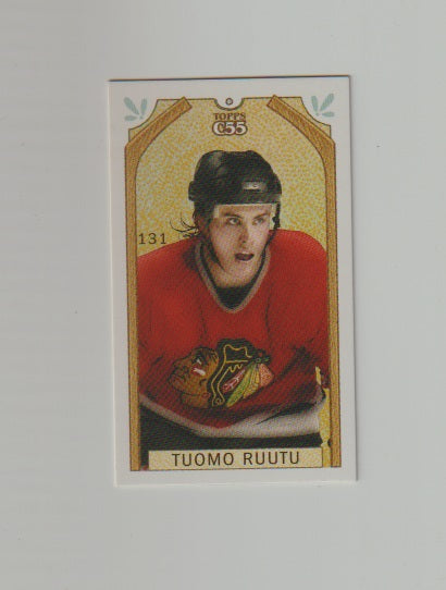 2003-04 Topps C55 Minis Stanley Cup Back #131 Tuomo Ruutu