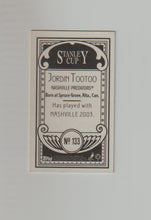 Load image into Gallery viewer, 2003-04 Topps C55 Minis Stanley Cup Back #133 Jordin Tootoo

