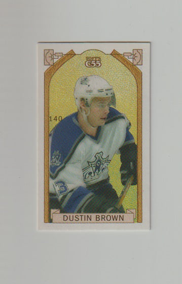 2003-04 Topps C55 Minis Stanley Cup Back #140 Dustin Brown