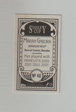 Load image into Gallery viewer, 2003-04 Topps C55 Minis Stanley Cup Back #40B Marian Gaborik
