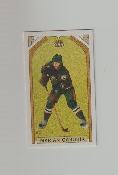 2003-04 Topps C55 Minis Stanley Cup Back #40B Marian Gaborik