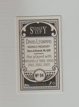 Load image into Gallery viewer, 2003-04 Topps C55 Minis Stanley Cup Back #94 David Legwand
