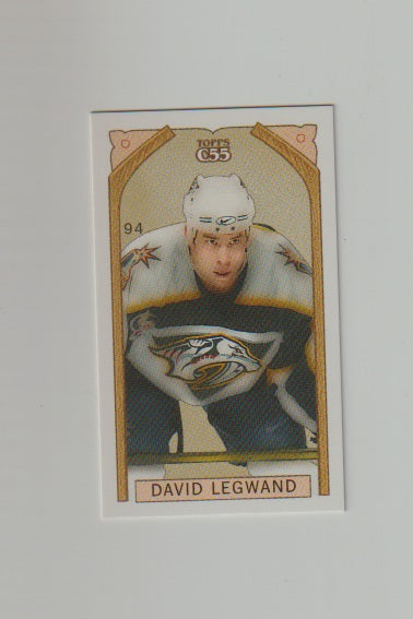 2003-04 Topps C55 Minis Stanley Cup Back #94 David Legwand