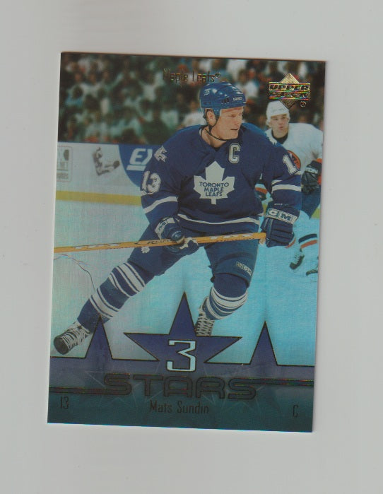 2003-04 Upper Deck Three Stars #TS10 Mats Sundin