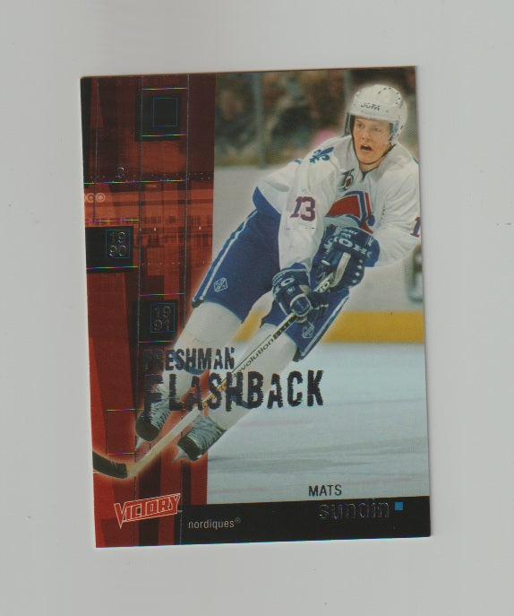2003-04 Upper Deck Victory Freshman Flashback #FF44 Mats Sundin