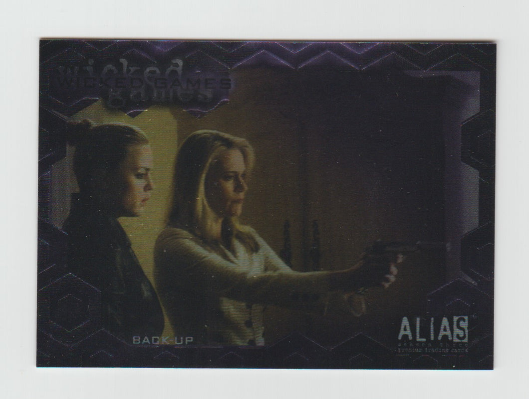 2003 Alias Season 3 Wicked Games #WG4 Back-Up