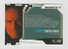Load image into Gallery viewer, 2003 Alias Season 4 Regrets #R6 Sloane Proves He&#39;s Trustworthy
