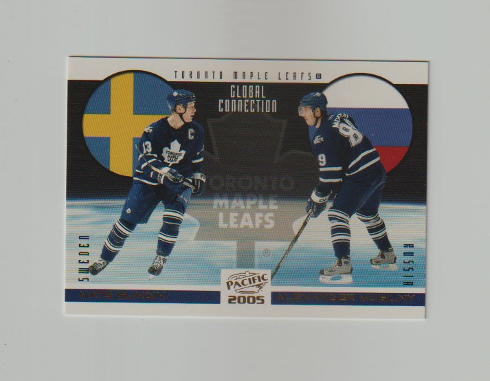 2004-05 Pacific Global Connection #8 Mats Sundin & Alexander Mogilny
