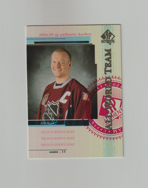 2004-05 SP Authentic All World Team #145 Mats Sundin