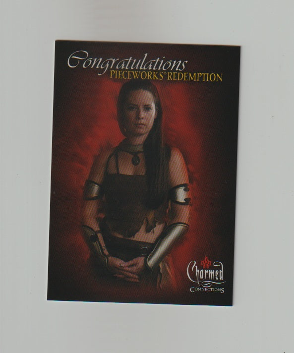 2004 Charmed Connections Pieceworks Redemption #PWR1 Holly Marie Combs as Piper