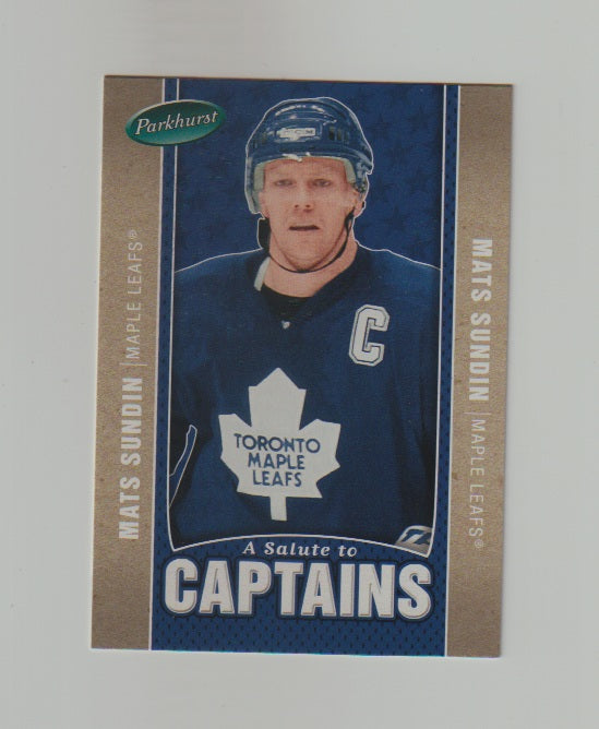 2005-06 Parkhurst Captains #523 Mats Sundin