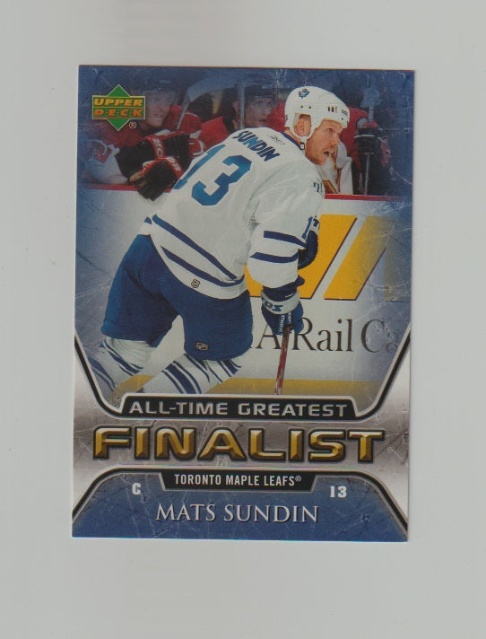 2005-06 Upper Deck All-Time Greatest #55 Mats Sundin