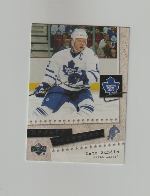 2005-06 Upper Deck Hockey Scrapbook #HS18 Mats Sundin