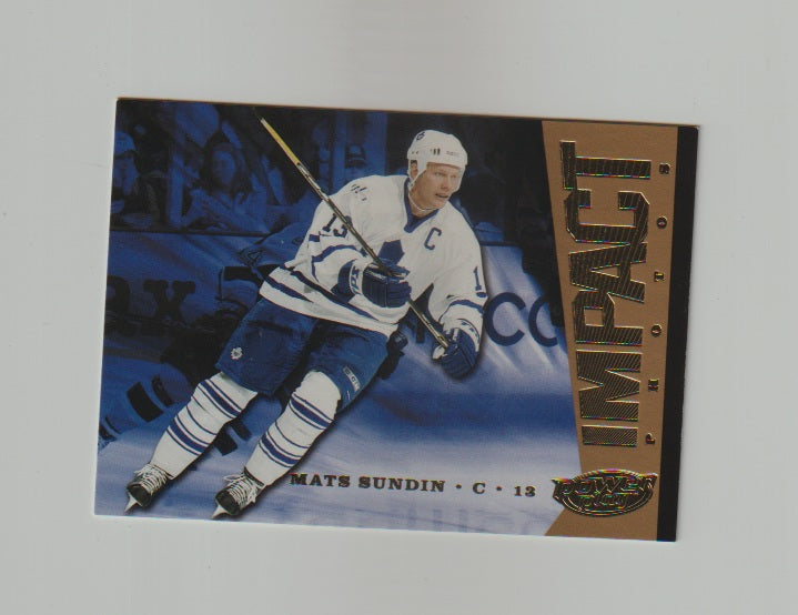 2005-06 Upper Deck Power Play Impact Photos #104 Mats Sundin