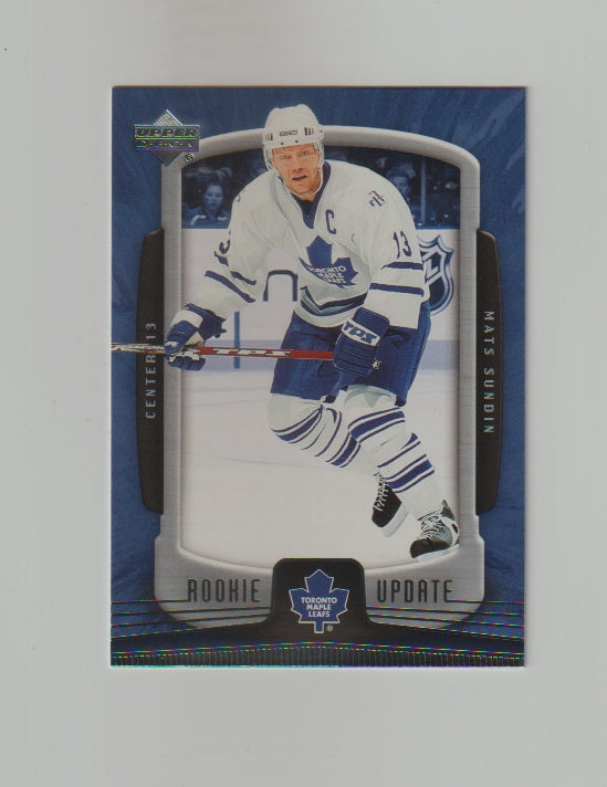 2005-06 Upper Deck Rookie Update #91 Mats Sundin
