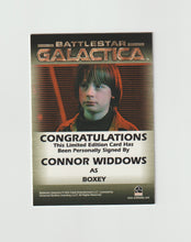 Load image into Gallery viewer, 2005 Battlestar Galactica Premiere Autographs Connor Widdows as Boxey
