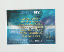 Load image into Gallery viewer, 2005 CSI New York Series 1 Autographs #CSI-NY-A7 Chad Willingham played by Chad Lindberg
