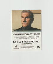 Load image into Gallery viewer, 2005 Star Trek Enterprise S4 Eric Pierpoint as Harris Autograph
