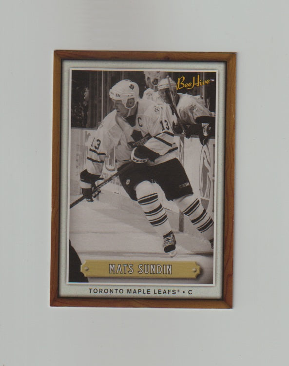 2006-07 Beehive Wood #5 Mats Sundin