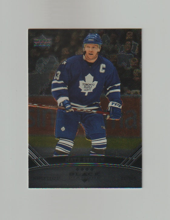 2006-07 Black Diamond Quadruple Diamonds #167B Mats Sundin