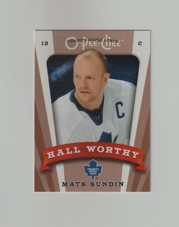 2006-07 O-Pee-Chee Hall Worthy #669 Mats Sundin