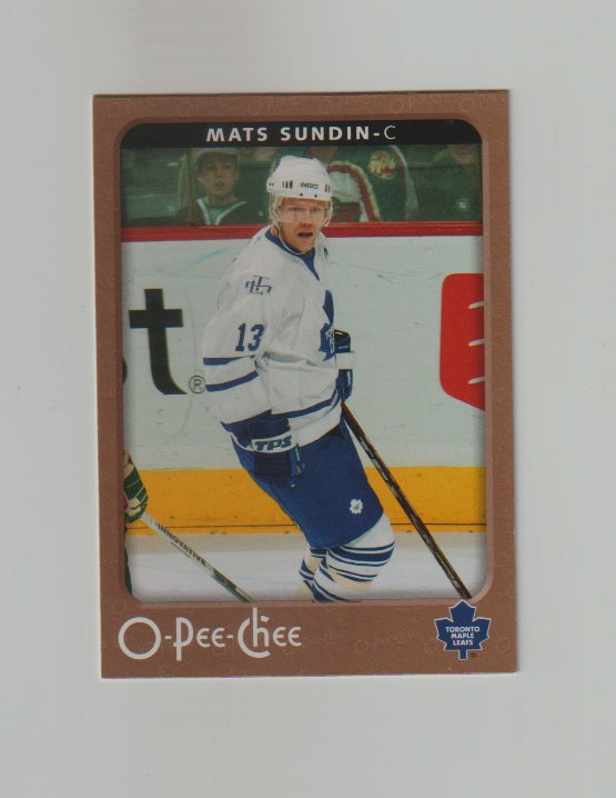 2006-07 O-Pee-Chee #454 Mats Sundin