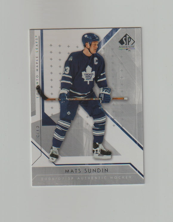 2006-07 SP Authentic #6 Mats Sundin
