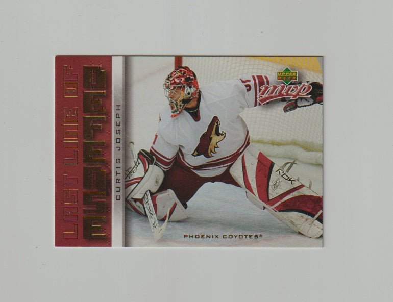 2006-07 Upper Deck  Last Line of Defense #LL18 Curtis Joseph