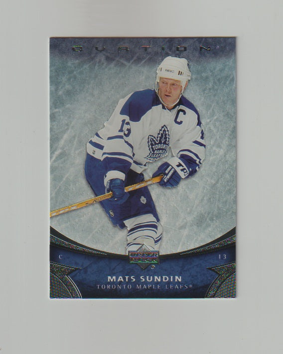 2006-07 Upper Deck Ovation #145 Mats Sundin