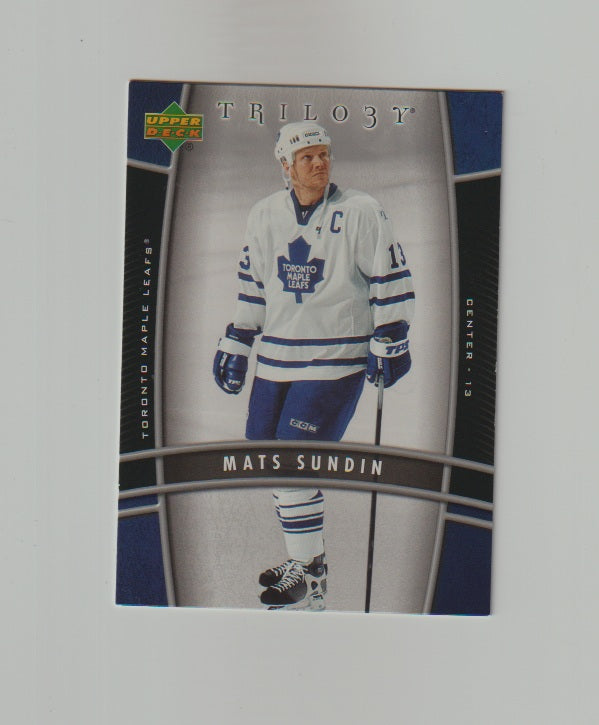2006-07 Upper Deck Trilogy #91 Mats Sundin