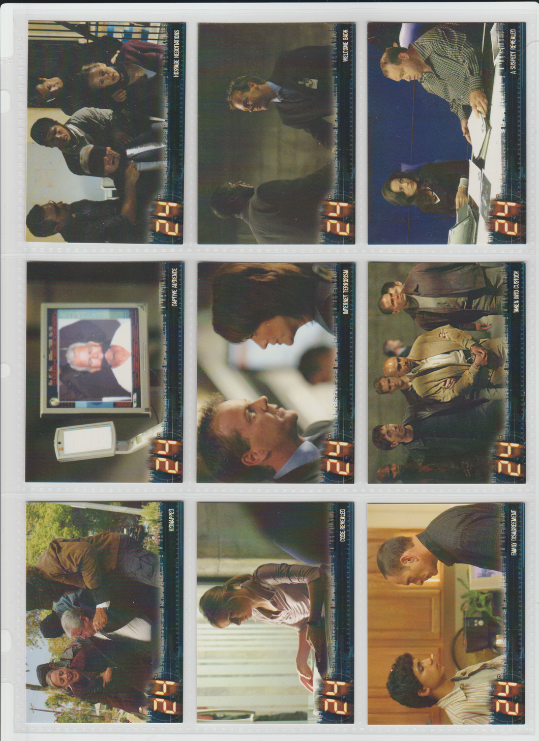 2006 24 Season 4 Preview Set 9 cards #PS1 to #PS9