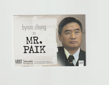 Load image into Gallery viewer, 2006 Lost Revelations #A11 Byron Chung as Mr Paik Autograph
