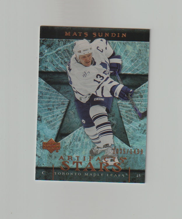 2007-08 Artifacts Artifacts Stars #133 Mats Sundin