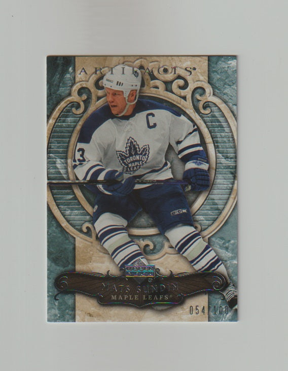 2007-08 Artifacts Silver #28 Mats Sundin