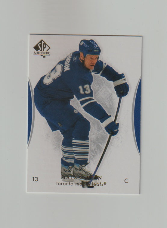 2007-08 SP Authentic #20 Mats Sundin
