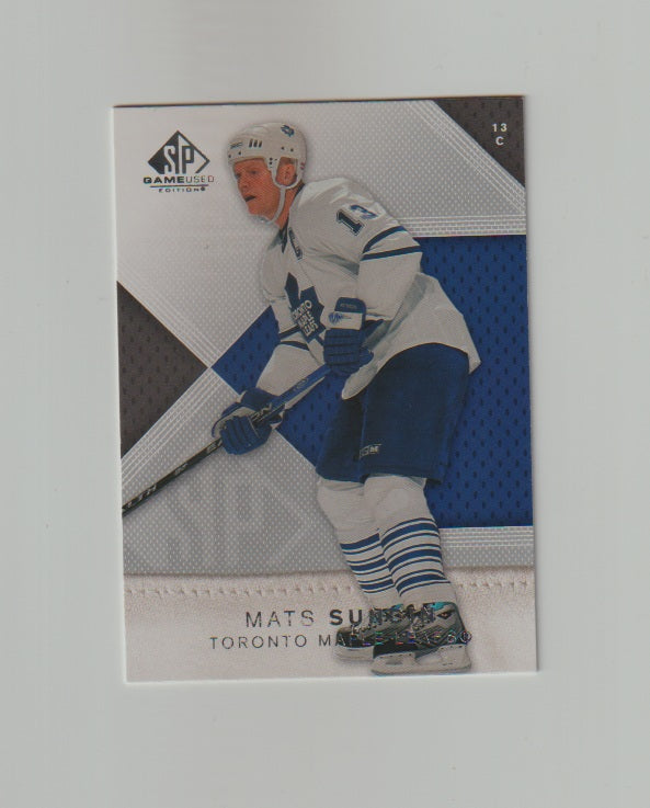 2007-08 SP Game Used #8 Mats Sundin