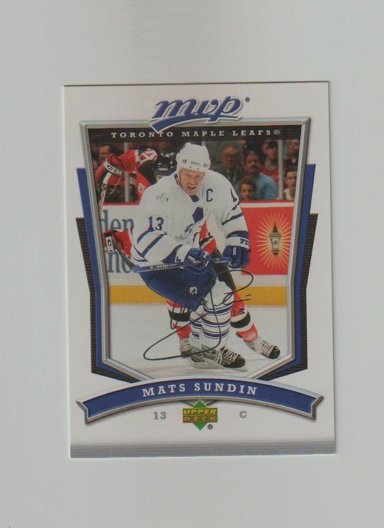 2007-08 Upper Deck MVP #169 Mats Sundin