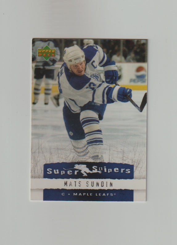 2007-08 Upper Deck Super Snipers #SN-21 Mats Sundin