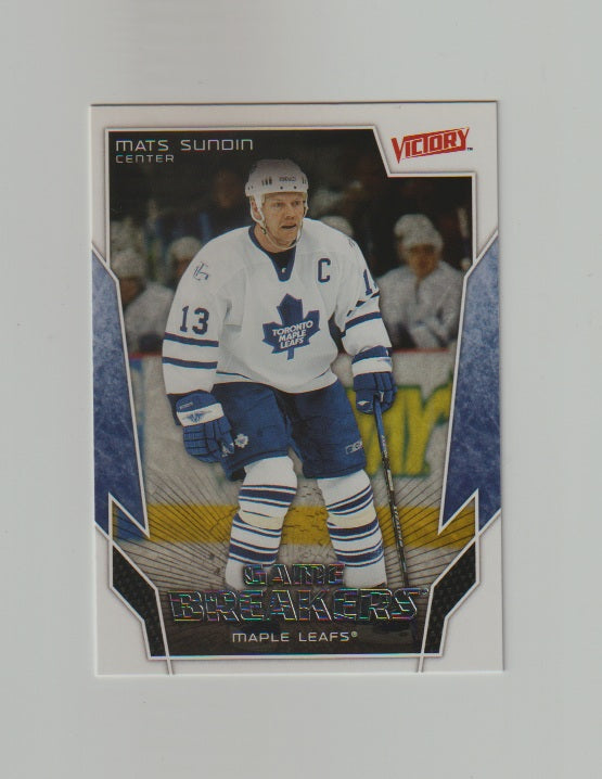 2007-08 Upper Deck Victory Game Breakers #GB22 Mats Sundin