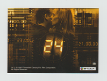 Load image into Gallery viewer, 2007 24 Season 4 Expansion Ultra Rare Foil #UR1 Audrey Raines &amp; Jack Bauer
