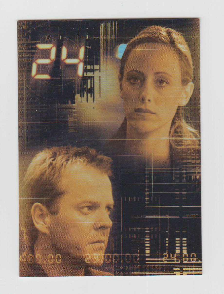 2007 24 Season 4 Expansion Ultra Rare Foil #UR1 Audrey Raines & Jack Bauer