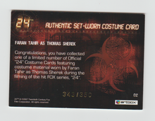 Load image into Gallery viewer, 2007 24 Season 4 Expansion Set-Worn Costumes #C12 Faran Tahir as Thomas Sherek
