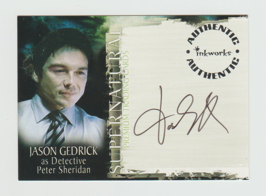 2007 Supernatural Season 2 Autographs #A-15 Jason Gedrick as Detective Peter Sheridan