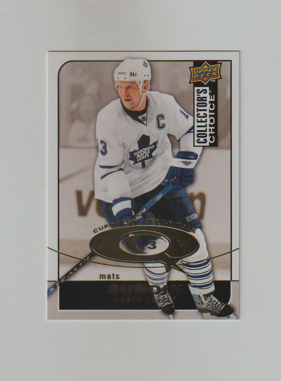 2008-09 Collectors Choice Cupquest Semifinals #CQ-72 Mats Sundin