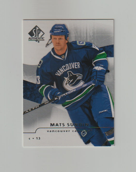 2008-09 SP Authentic #94 Mats Sundin