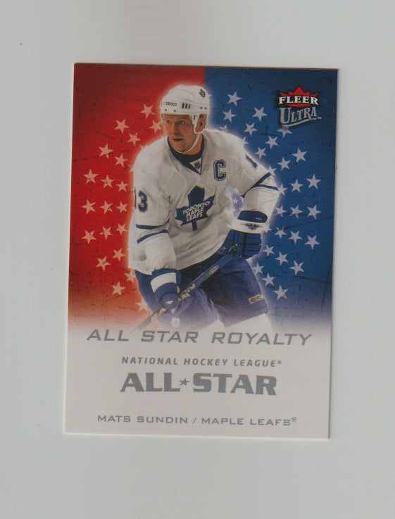 2008-09 Ultra All-Star Royalty #ASR3 Mats Sundin