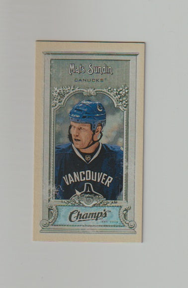2008-09 Upper Deck Champs Mini #C106 Mats Sundin