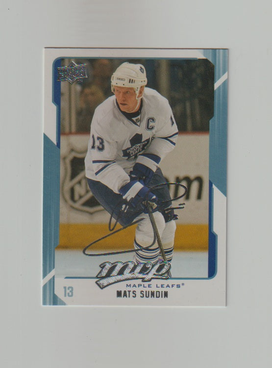 2008-09 Upper Deck MVP #270 Mats Sundin