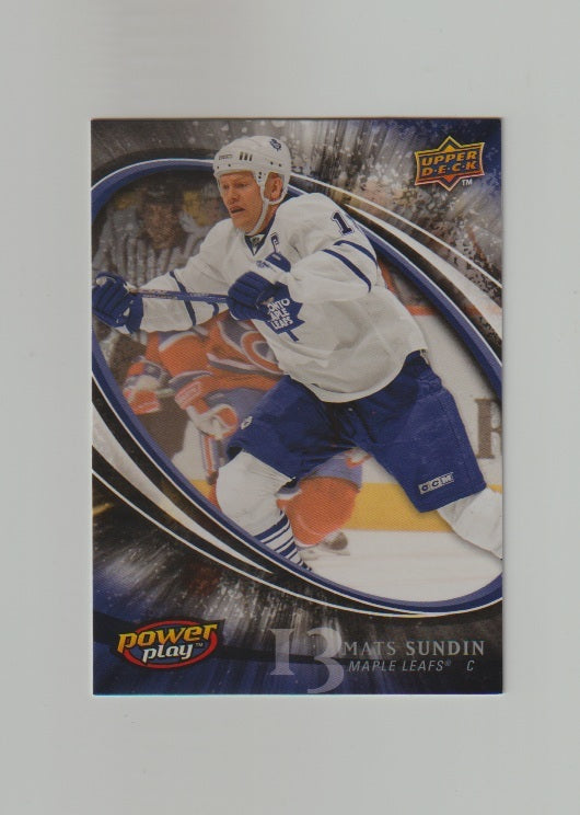 2008-09 Upper Deck Power Play #277 Mats Sundin