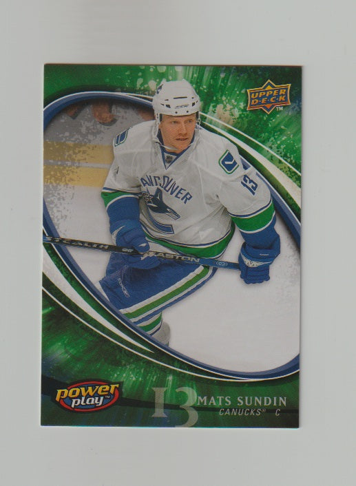 2008-09 Upper Deck Power Play #398 Mats Sundin